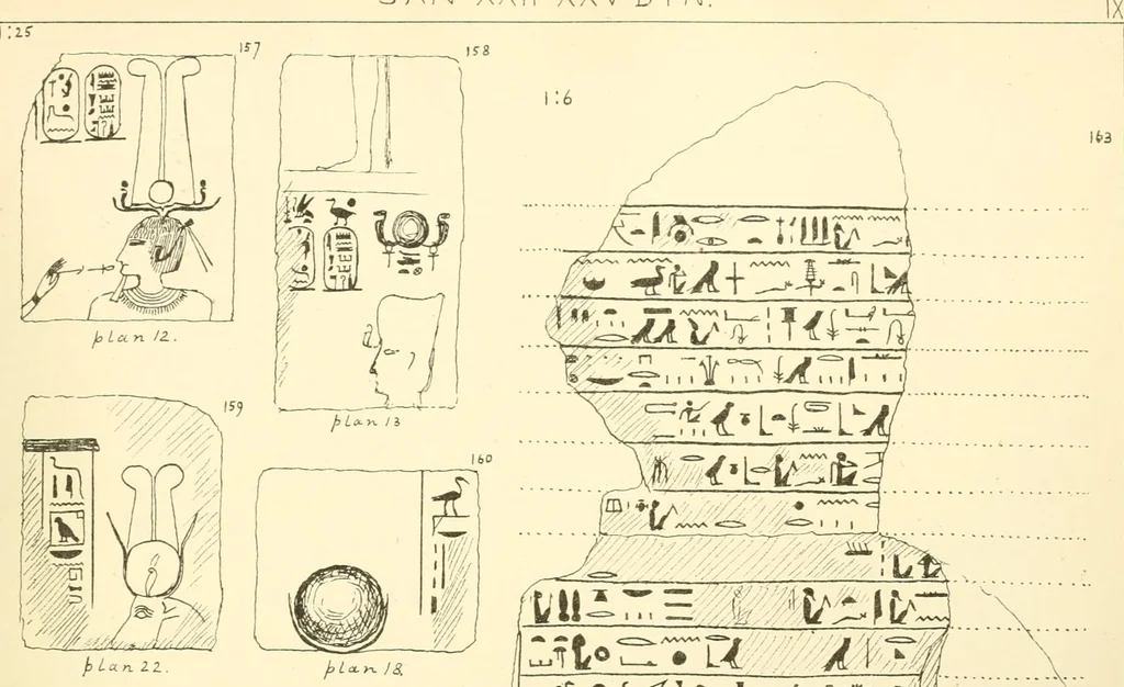 An illustration from Tanis, 1885, leaf 68