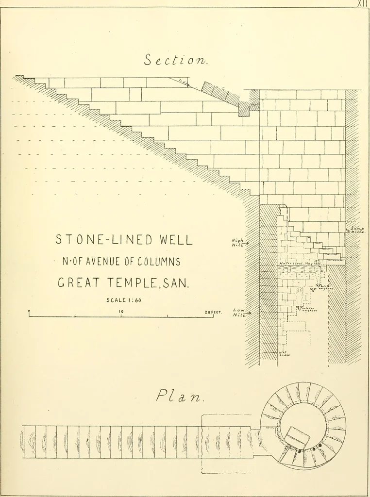 An illustration from Tanis, 1885, leaf 74