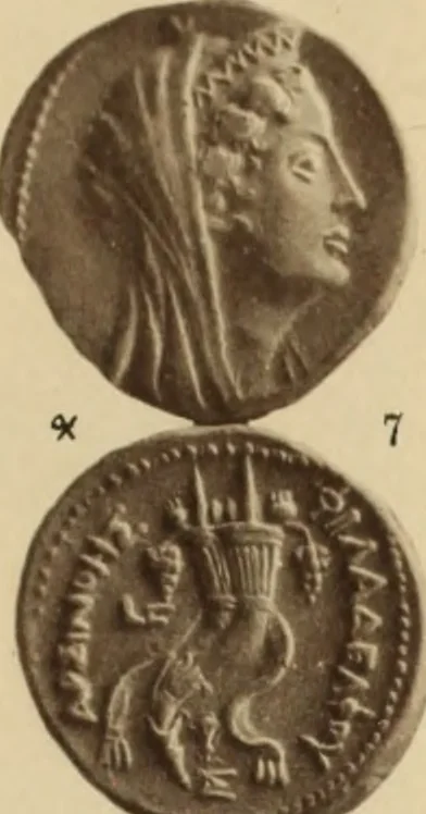 An illustration from Ta nomismata tou kratous ton Ptolemaion, 1904, leaf 100