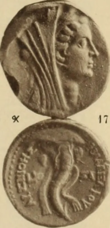 An illustration from Ta nomismata tou kratous ton Ptolemaion, 1904, leaf 100