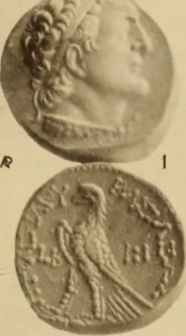 An illustration from Ta nomismata tou kratous ton Ptolemaion, 1904, leaf 102