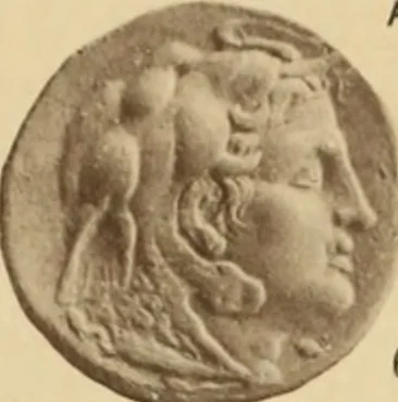 An illustration from Ta nomismata tou kratous ton Ptolemaion, 1904, leaf 14