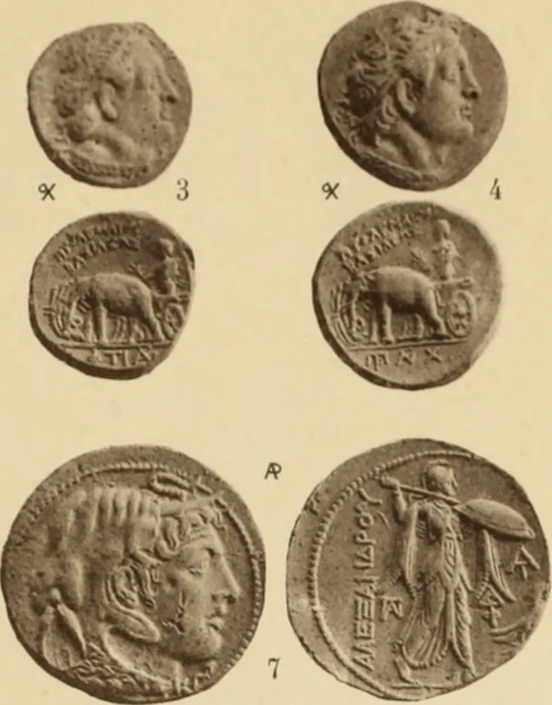 An illustration from Ta nomismata tou kratous ton Ptolemaion, 1904, leaf 20