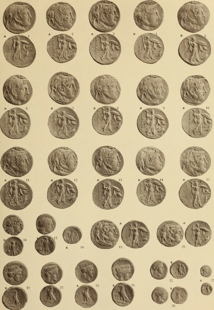 An illustration from Ta nomismata tou kratous ton Ptolemaion, 1904, leaf 22