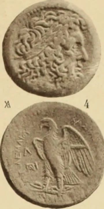 An illustration from Ta nomismata tou kratous ton Ptolemaion, 1904, leaf 30