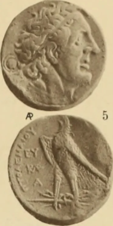 An illustration from Ta nomismata tou kratous ton Ptolemaion, 1904, leaf 32