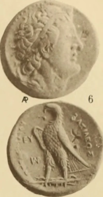 An illustration from Ta nomismata tou kratous ton Ptolemaion, 1904, leaf 32