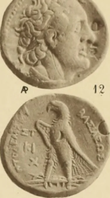 An illustration from Ta nomismata tou kratous ton Ptolemaion, 1904, leaf 32