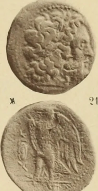 An illustration from Ta nomismata tou kratous ton Ptolemaion, 1904, leaf 36