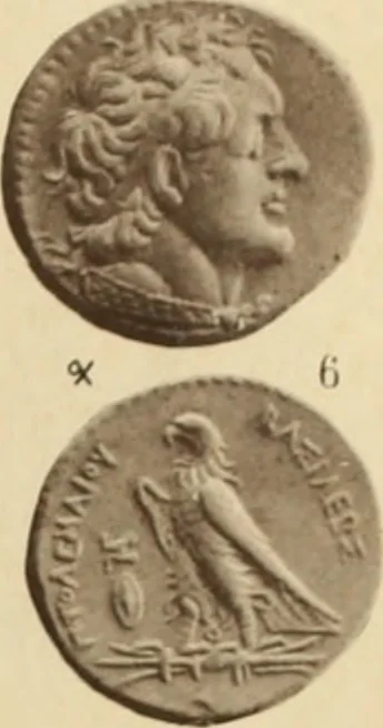 An illustration from Ta nomismata tou kratous ton Ptolemaion, 1904, leaf 36