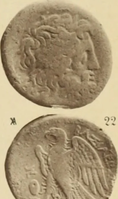An illustration from Ta nomismata tou kratous ton Ptolemaion, 1904, leaf 36