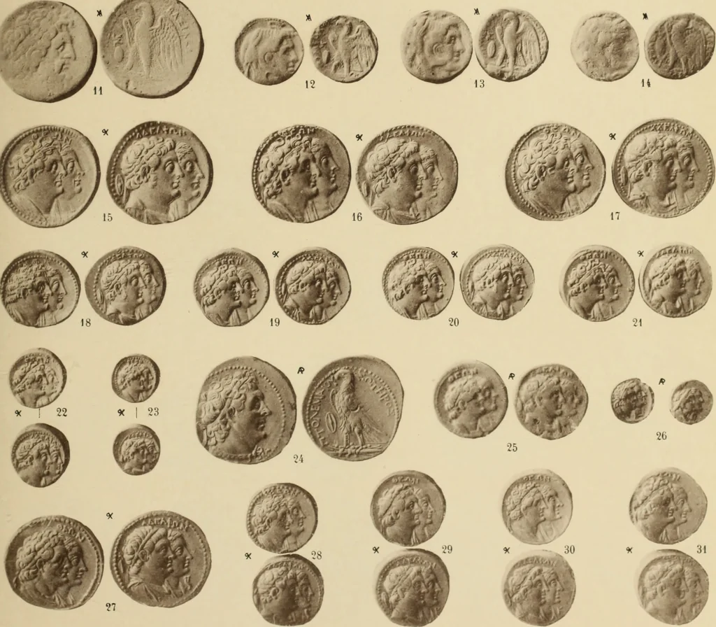 An illustration from Ta nomismata tou kratous ton Ptolemaion, 1904, leaf 38