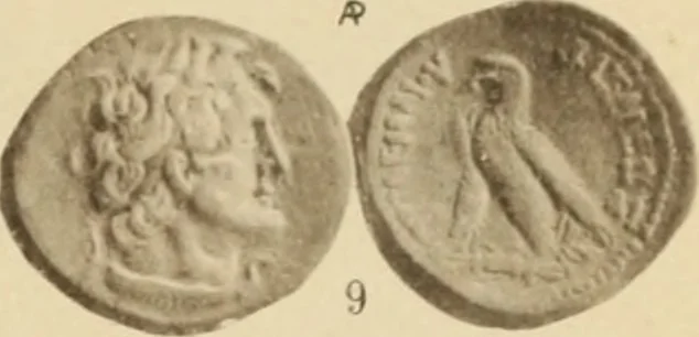 An illustration from Ta nomismata tou kratous ton Ptolemaion, 1904, leaf 4