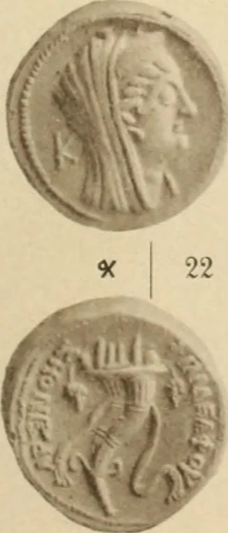 An illustration from Ta nomismata tou kratous ton Ptolemaion, 1904, leaf 4