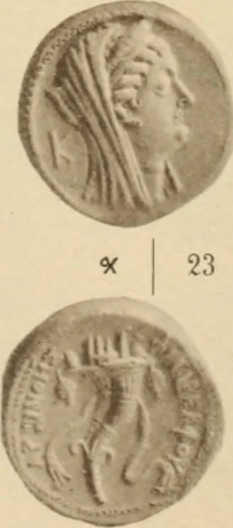 An illustration from Ta nomismata tou kratous ton Ptolemaion, 1904, leaf 4