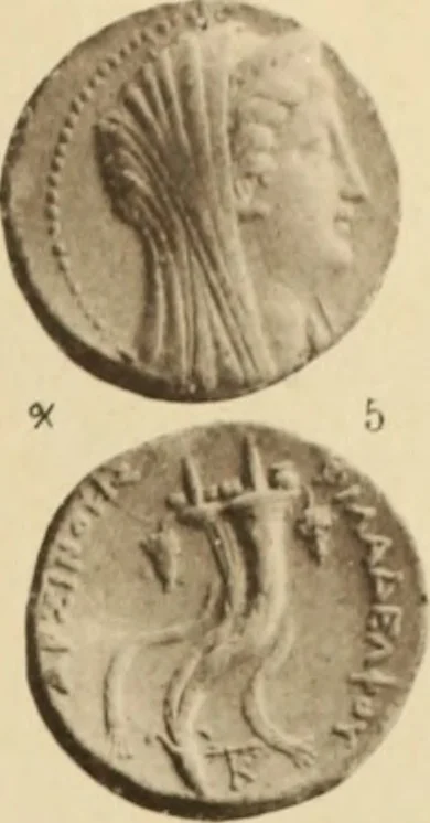 An illustration from Ta nomismata tou kratous ton Ptolemaion, 1904, leaf 40