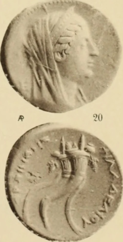 An illustration from Ta nomismata tou kratous ton Ptolemaion, 1904, leaf 40