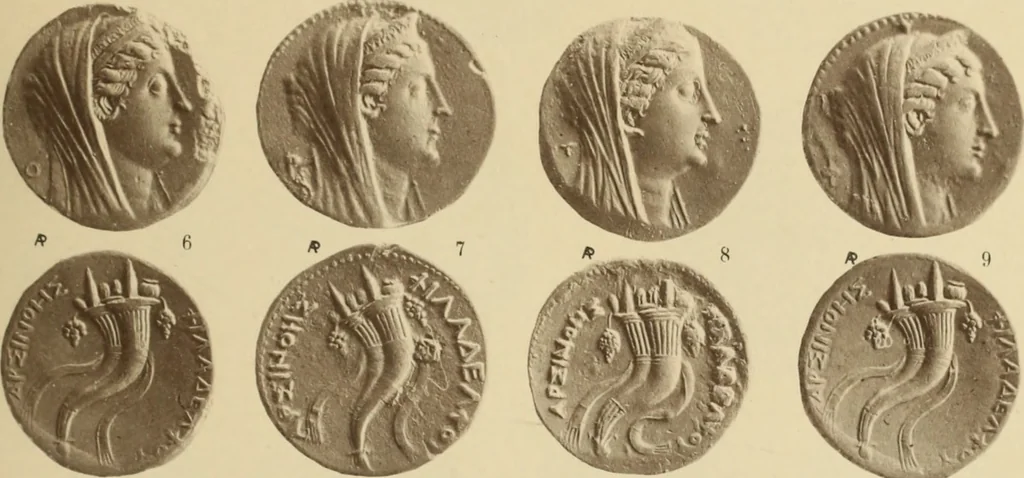 An illustration from Ta nomismata tou kratous ton Ptolemaion, 1904, leaf 42