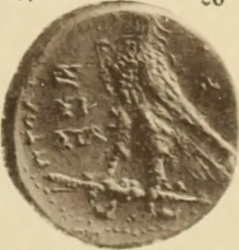 An illustration from Ta nomismata tou kratous ton Ptolemaion, 1904, leaf 46