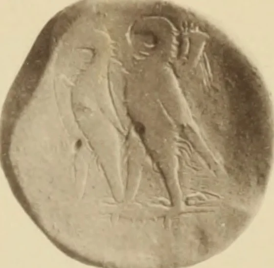 An illustration from Ta nomismata tou kratous ton Ptolemaion, 1904, leaf 60