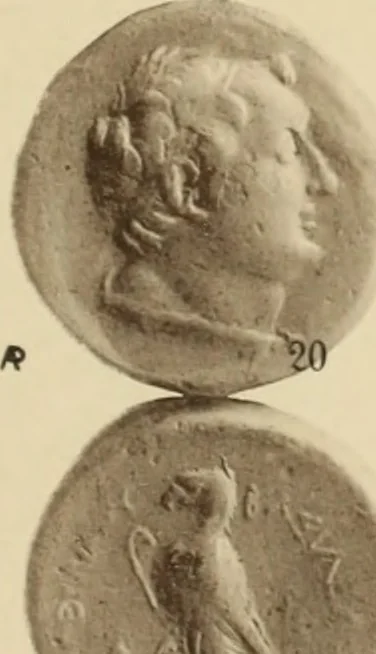 An illustration from Ta nomismata tou kratous ton Ptolemaion, 1904, leaf 62