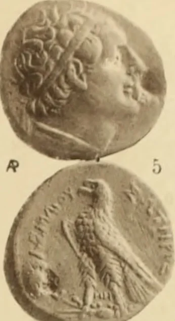 An illustration from Ta nomismata tou kratous ton Ptolemaion, 1904, leaf 62