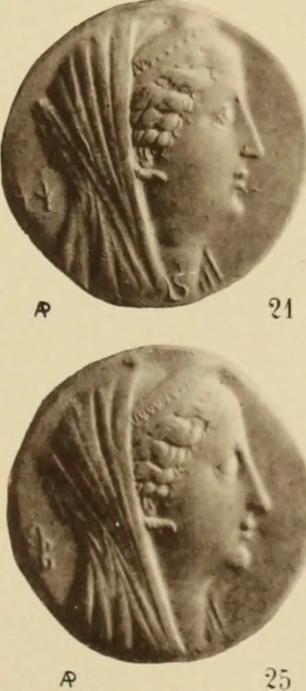 An illustration from Ta nomismata tou kratous ton Ptolemaion, 1904, leaf 66