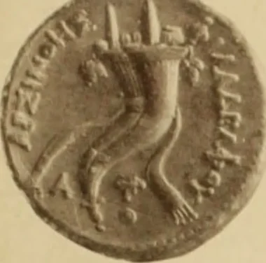 An illustration from Ta nomismata tou kratous ton Ptolemaion, 1904, leaf 72