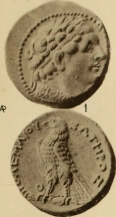 An illustration from Ta nomismata tou kratous ton Ptolemaion, 1904, leaf 76