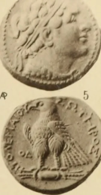 An illustration from Ta nomismata tou kratous ton Ptolemaion, 1904, leaf 76