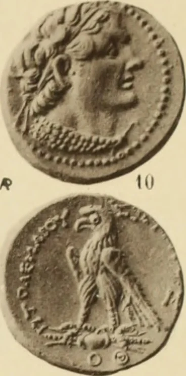 An illustration from Ta nomismata tou kratous ton Ptolemaion, 1904, leaf 76