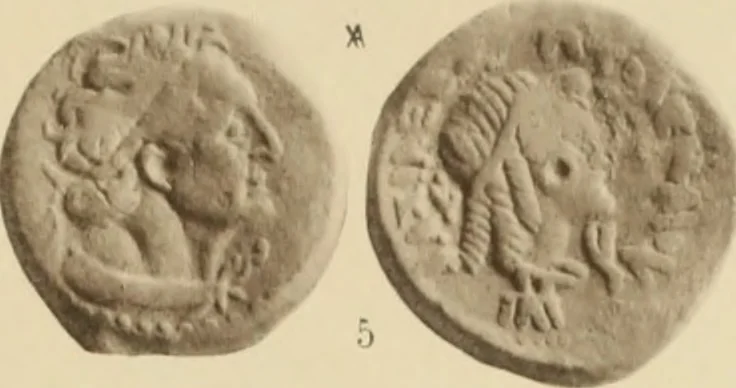 An illustration from Ta nomismata tou kratous ton Ptolemaion, 1904, leaf 84