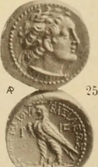 An illustration from Ta nomismata tou kratous ton Ptolemaion, 1904, leaf 86