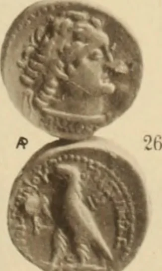 An illustration from Ta nomismata tou kratous ton Ptolemaion, 1904, leaf 86