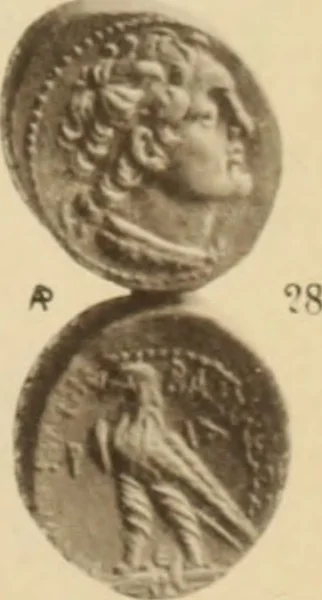 An illustration from Ta nomismata tou kratous ton Ptolemaion, 1904, leaf 86
