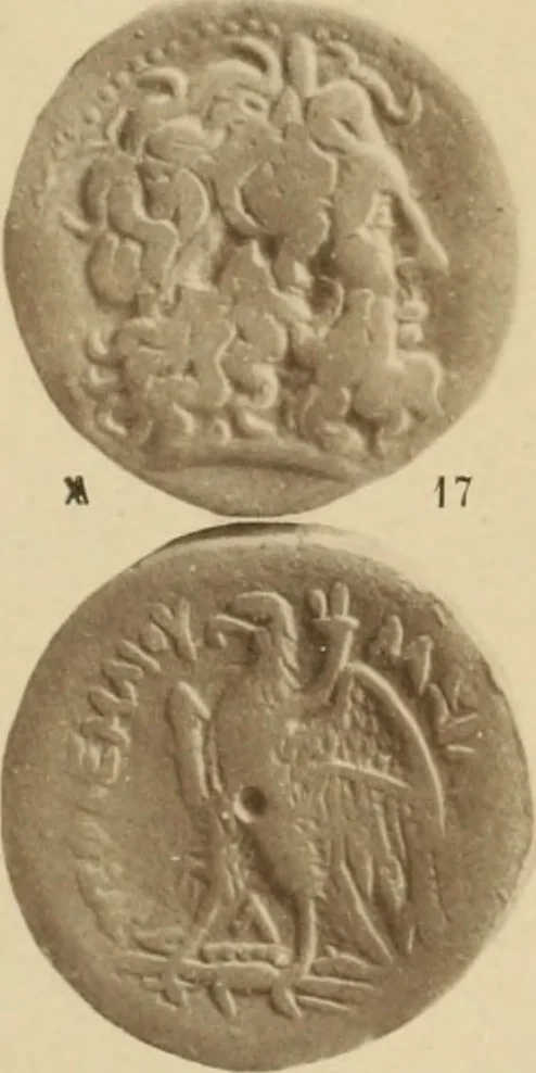An illustration from Ta nomismata tou kratous ton Ptolemaion, 1904, leaf 88