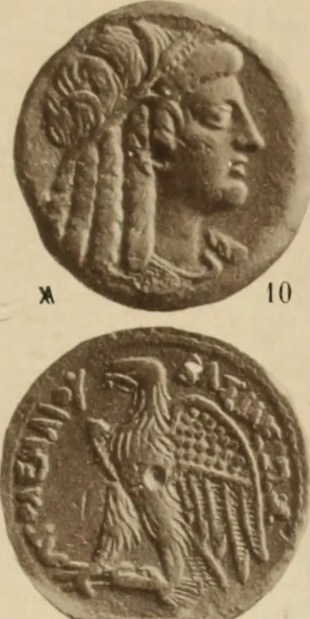 An illustration from Ta nomismata tou kratous ton Ptolemaion, 1904, leaf 90