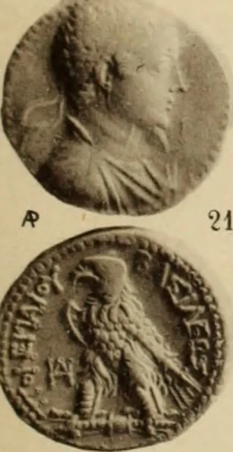 An illustration from Ta nomismata tou kratous ton Ptolemaion, 1904, leaf 92