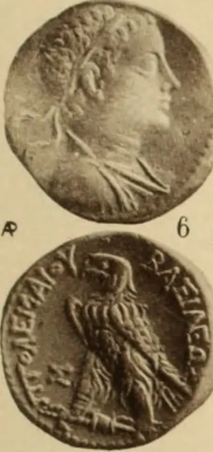 An illustration from Ta nomismata tou kratous ton Ptolemaion, 1904, leaf 96