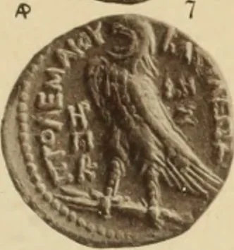 An illustration from Ta nomismata tou kratous ton Ptolemaion, 1904, leaf 96