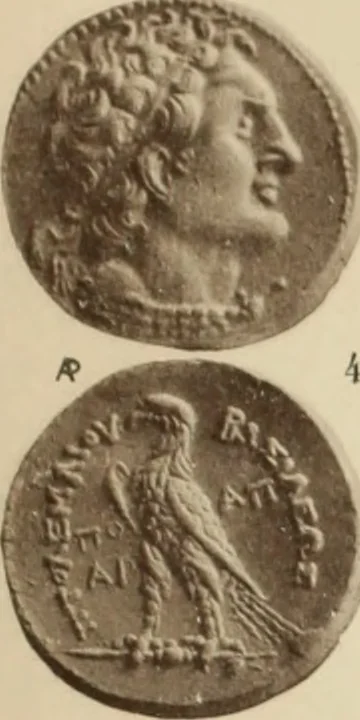 An illustration from Ta nomismata tou kratous ton Ptolemaion, 1904, leaf 98