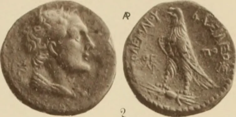 An illustration from Ta nomismata tou kratous ton Ptolemaion, 1904, leaf 98