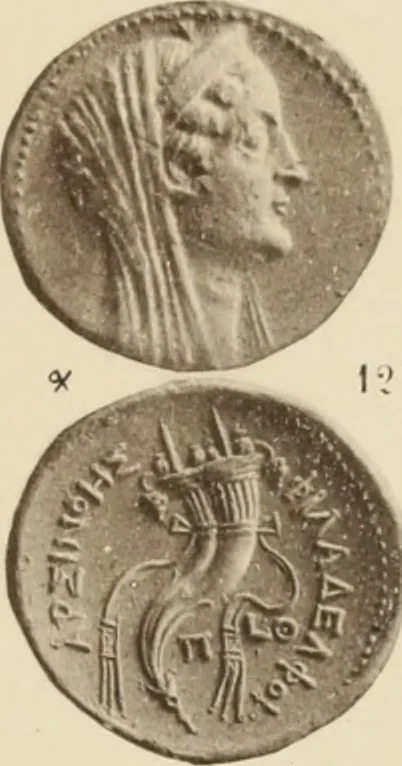 An illustration from Ta nomismata tou kratous ton Ptolemaion, 1904, leaf 98