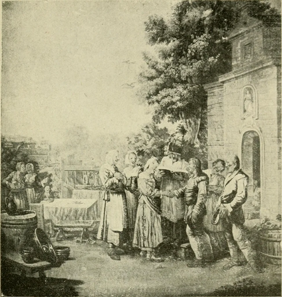 An illustration from Tapestries and carpets from the palace of the Pardo [sic], woven at the royal manufactory of Madrid, loaned by His Majesty the King of Spain for exhibition by the Hispanic Society of America, 1917, leaf 22