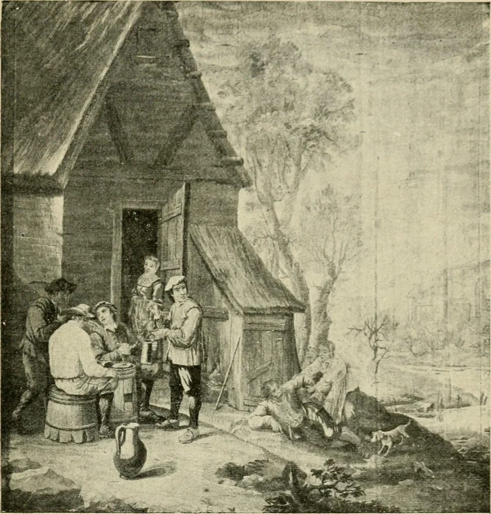 An illustration from Tapestries and carpets from the palace of the Pardo [sic], woven at the royal manufactory of Madrid, loaned by His Majesty the King of Spain for exhibition by the Hispanic Society of America, 1917, leaf 24