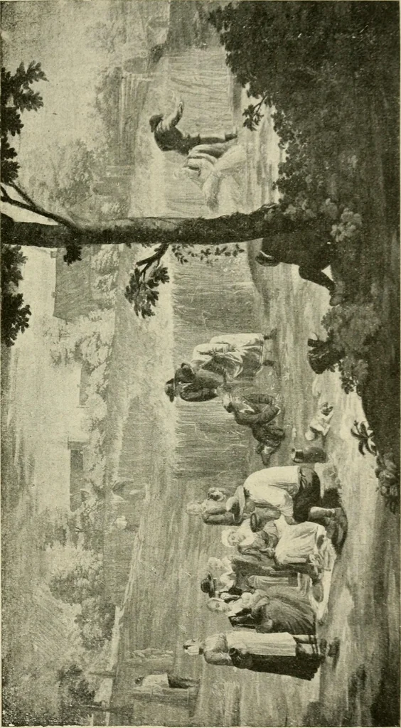 An illustration from Tapestries and carpets from the palace of the Pardo [sic], woven at the royal manufactory of Madrid, loaned by His Majesty the King of Spain for exhibition by the Hispanic Society of America, 1917, leaf 26