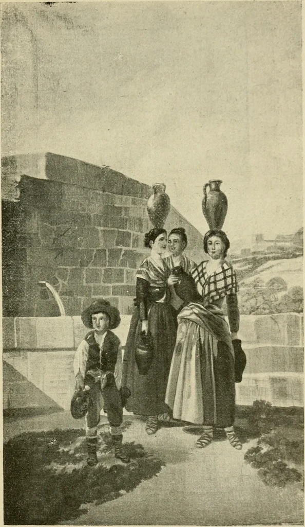 An illustration from Tapestries and carpets from the palace of the Pardo [sic], woven at the royal manufactory of Madrid, loaned by His Majesty the King of Spain for exhibition by the Hispanic Society of America, 1917, leaf 50