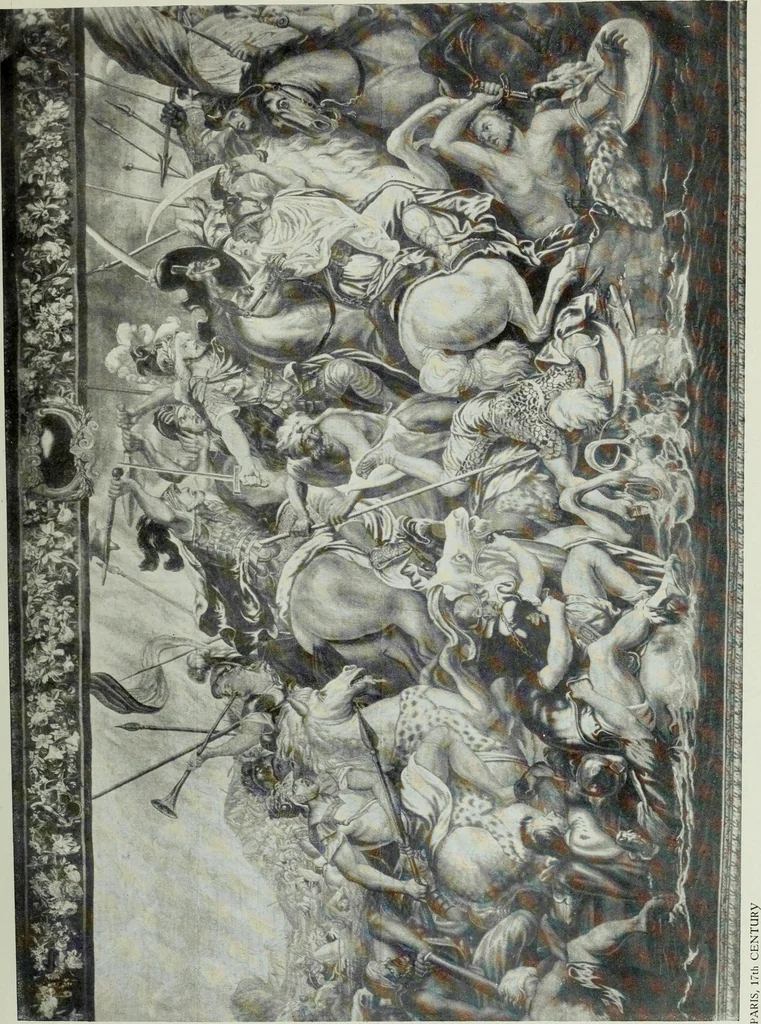 An illustration from The tapestries of the Vienna imperial court, 1922, leaf 110