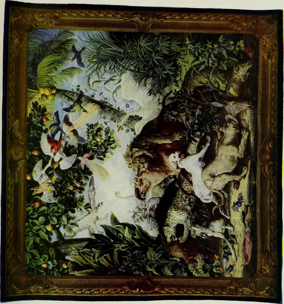 An illustration from The tapestries of the Vienna imperial court, 1922, leaf 120