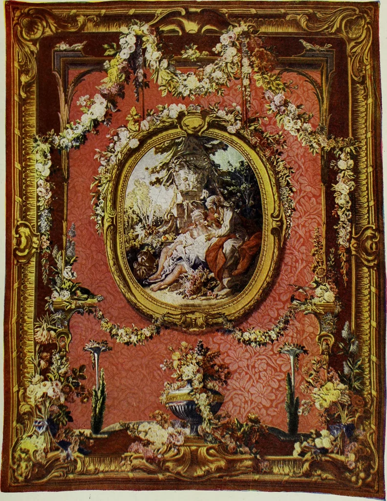 An illustration from The tapestries of the Vienna imperial court, 1922, leaf 126